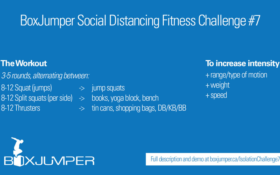 Self Distancing Fitness Challenge Workout 7