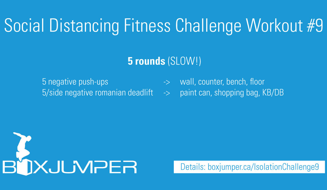 Social Distancing Fitness Challenge Workout #9