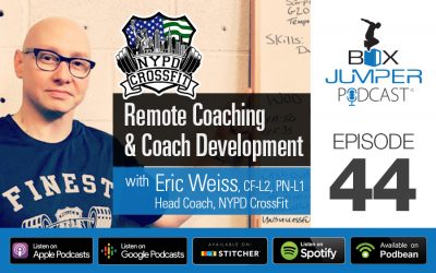 Remote Coaching and Coach Development with Eric Weiss, NYPD CrossFit